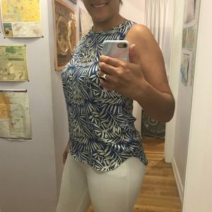 *CLEARANCE* Tropical palm leaf print shirt